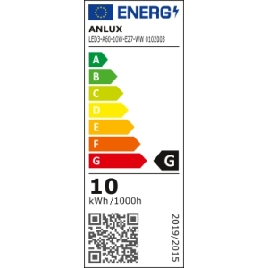 ANLUX Zarówka LED E27 9W barwa ciepła